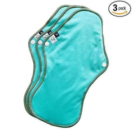 Bumpadum Cloth Sanitary Pads - Overnight/Heavy Flow (Value Pack of 3)