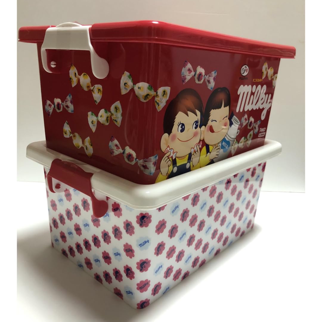 Amazon.co.jp: 不二家ミルキー ペコちゃん コンテナBOX お菓子付き