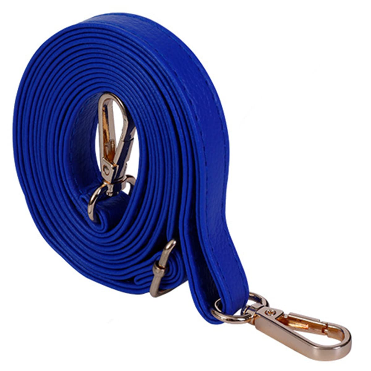 1pc Adjustable Shoulder Crossbody Straps 30-55inch PU Leather Bag Strap with Gold Clasps for Replacement Accessories (RoyalBlue)