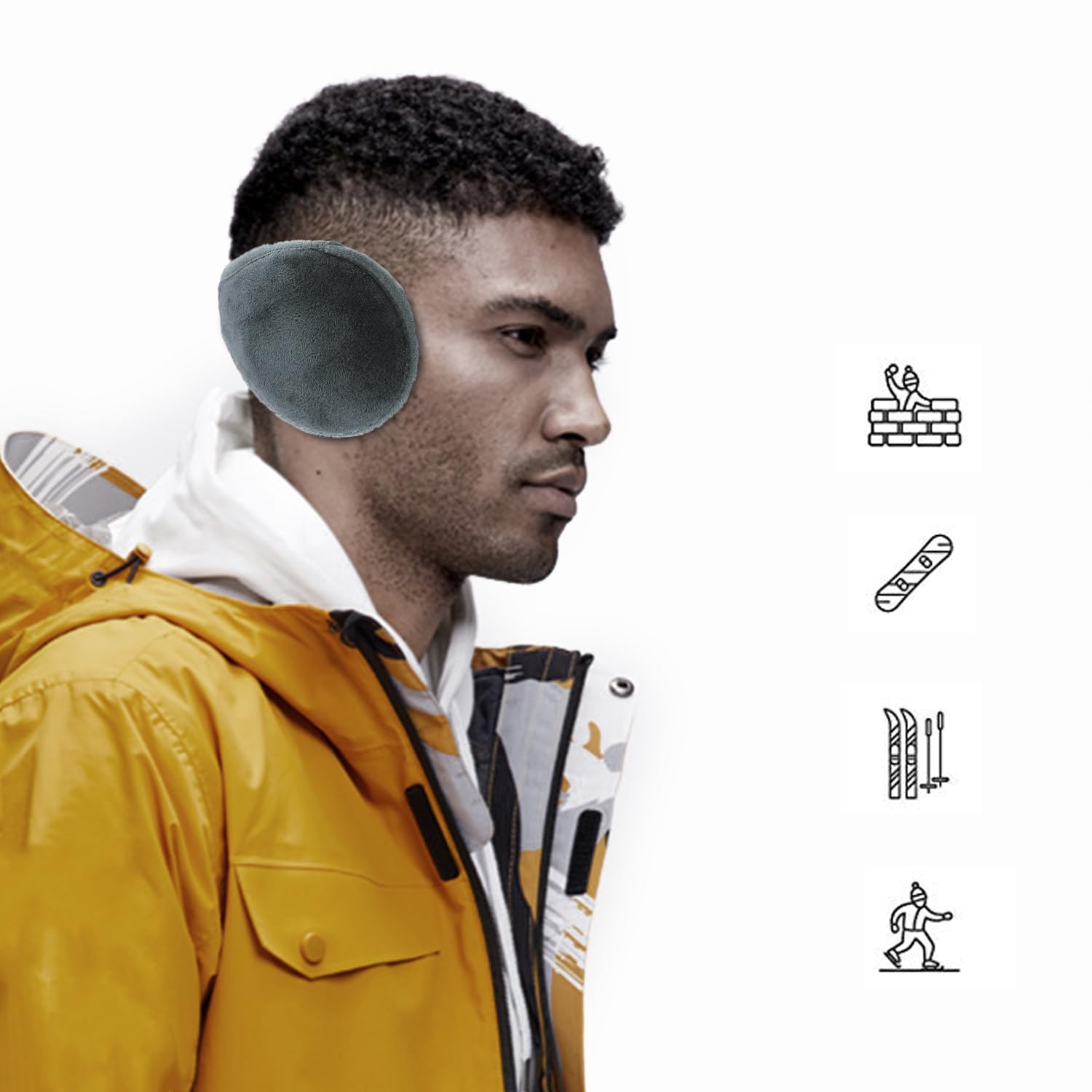 YQXCC Paraorecchie per Donna e Uomo Fascia Paraorecchie Copriorecchie Invernale Accessori Scalda Orecchie