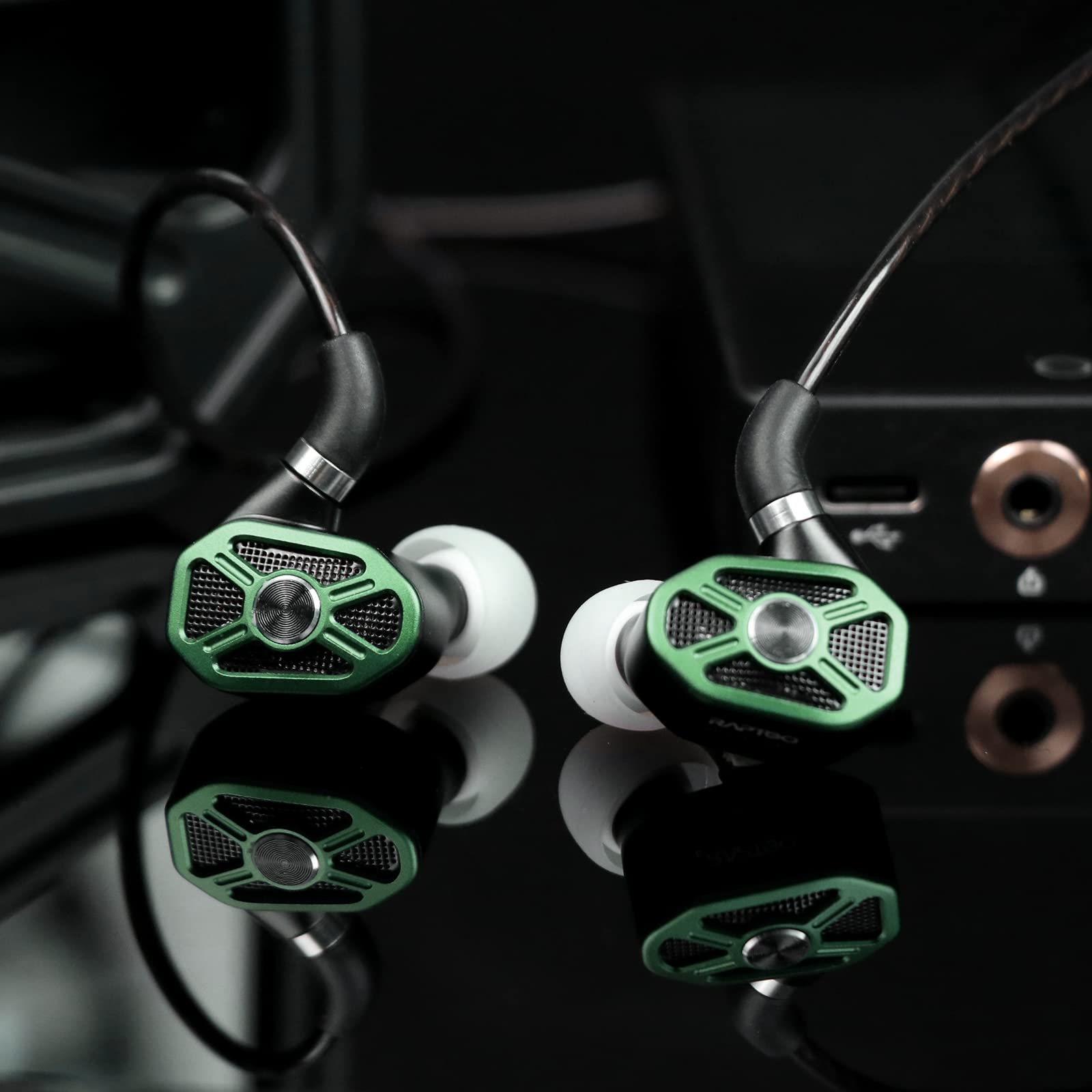 Linsoul Raptgo Bridge 2BA+2DD+PZT Tribrid in-Ear Monitor, HiFi IEM