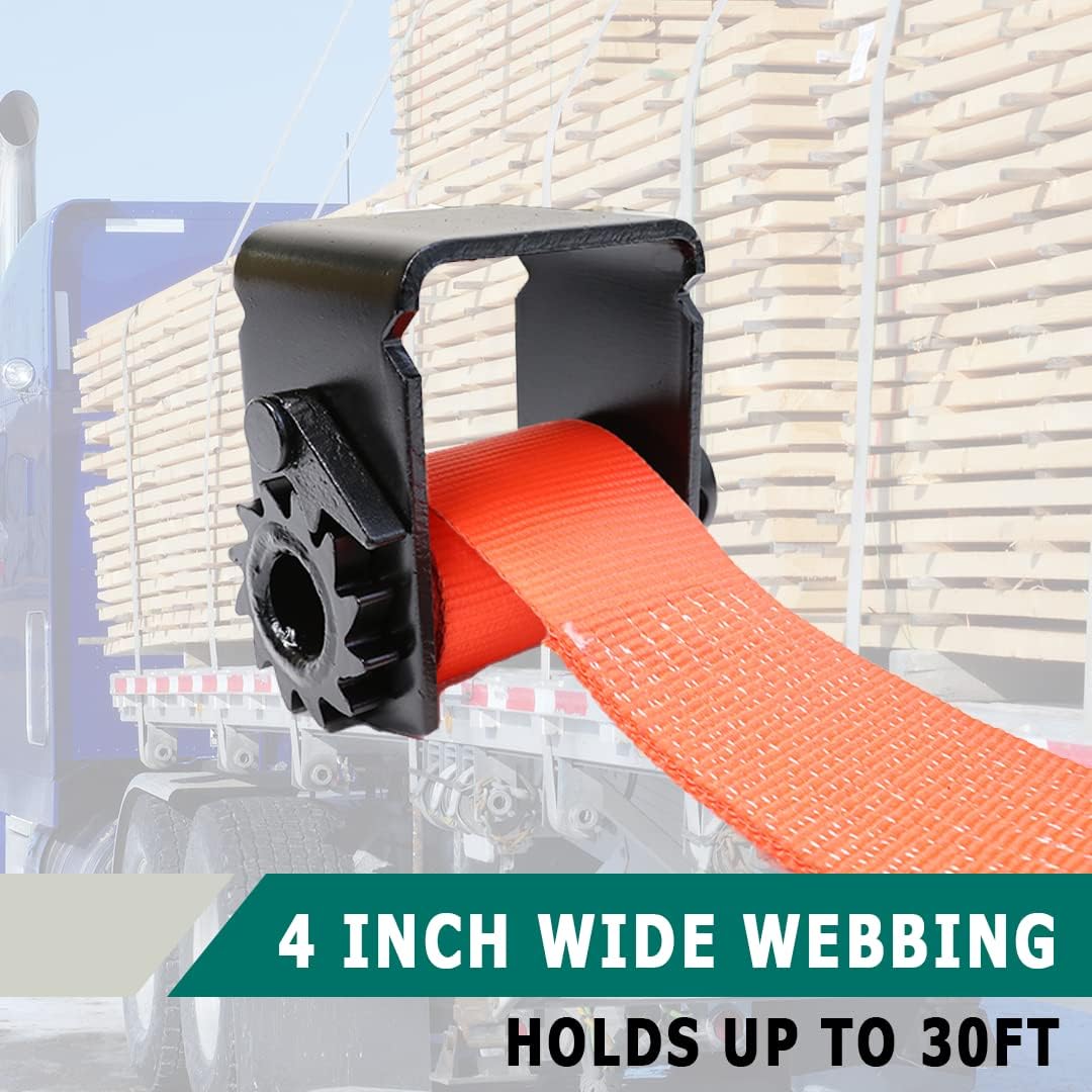 Boxer Heavy Duty Sliding Winch for Flatbed Trailer – Steel Winch Tie Down Standard C Channel