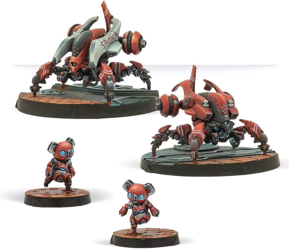 Infinity: Sputnik (repacked) - Unpainted Miniature by Corvus Belli – Compatible with Infinity and Other Tabletop RPG TTRPG