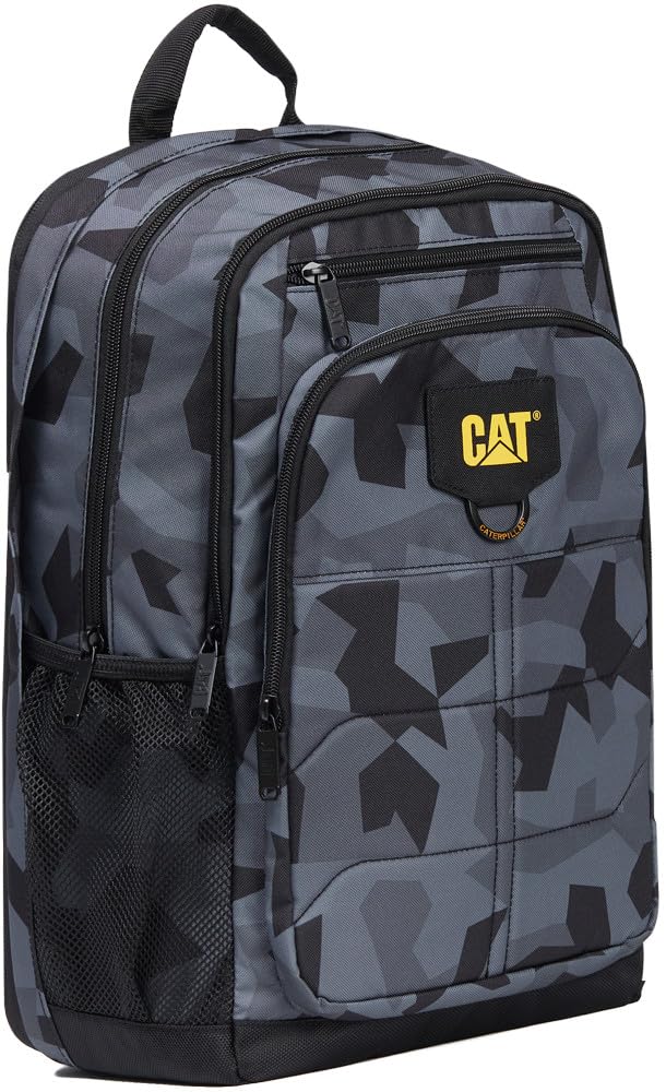 CAT Caterpillar Bennett 84184-661 - Mochila resistente de estilo Workwear, bolsa impermeable de 22 l con compartimento para portátil, ideal para equipaje de mano, universidad y negocios, negro/gris