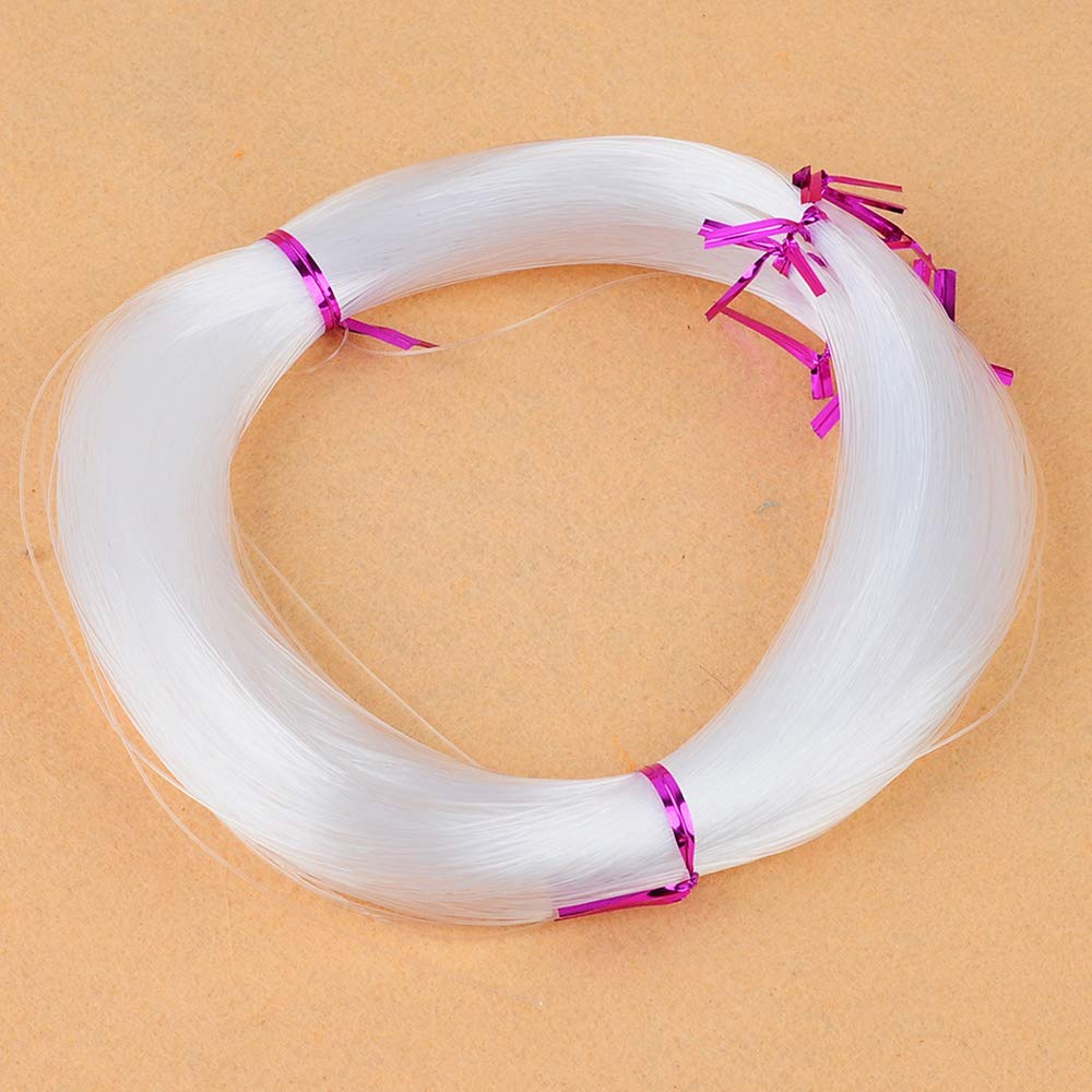 34Lbs 0.4mm Diamètre Perles Fil Nylon Clair Ligne De Pêche De Poisson Bobine Rentable Et DurableOpération Facile