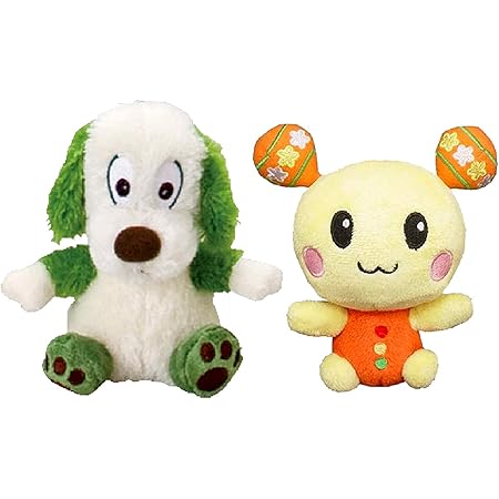 Amazon いないいないばあっ 手のひらサイズ ぬいぐるみ ２種セット ワンワン うーたん 約11 13cm ぬいぐるみ おもちゃ