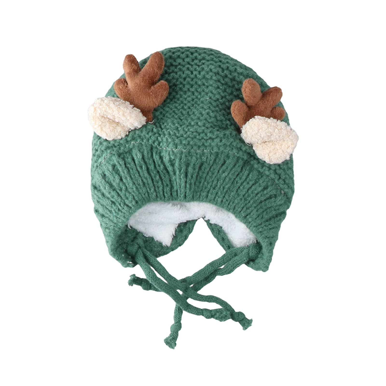 Cloudool Knitted Christmas Caps With White Liner For Holiday Parties Santa Headwear New Year Party Cosplay Accessories