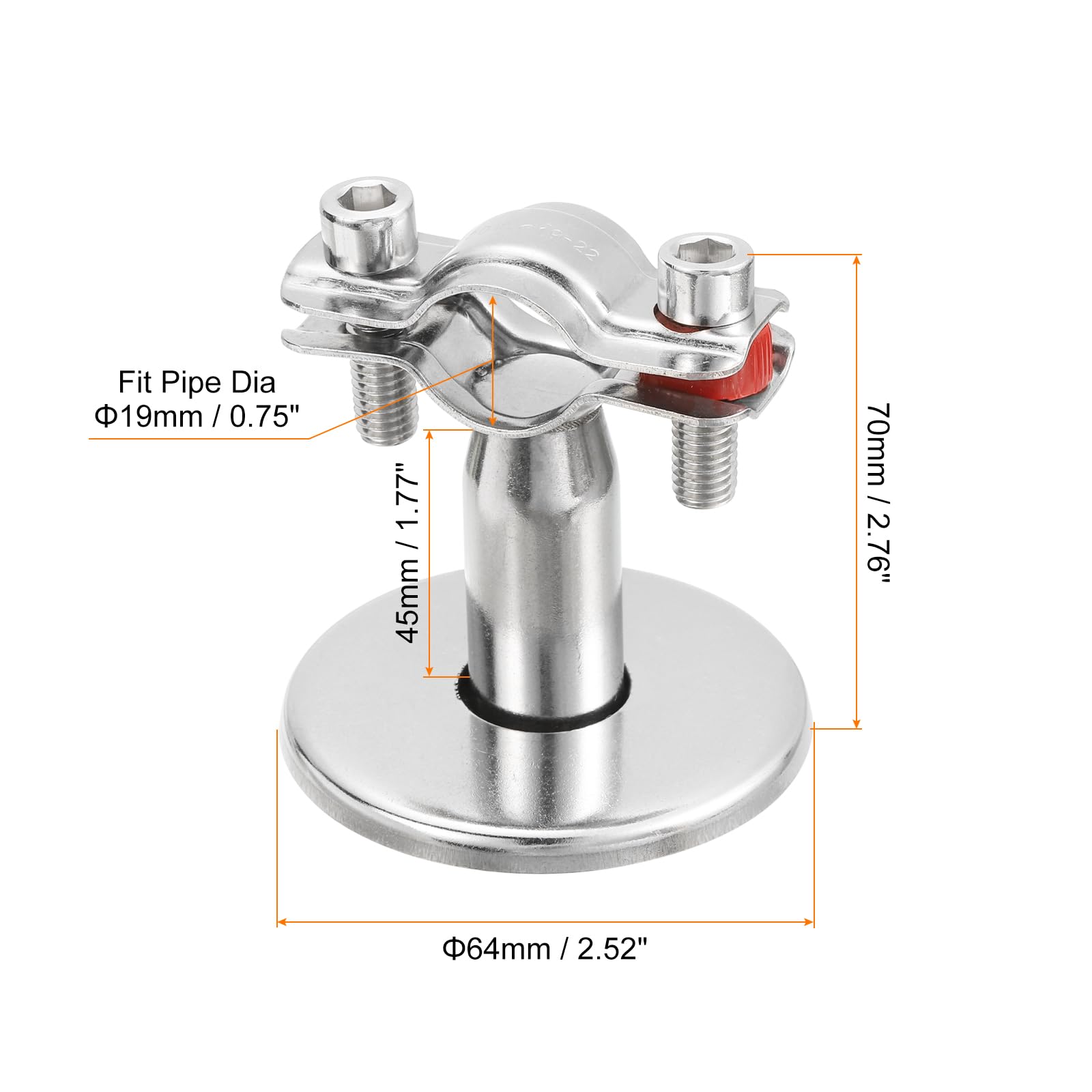 Fissaggio Tubi Parete Supporto Tubo In Acciaio Inossidabile