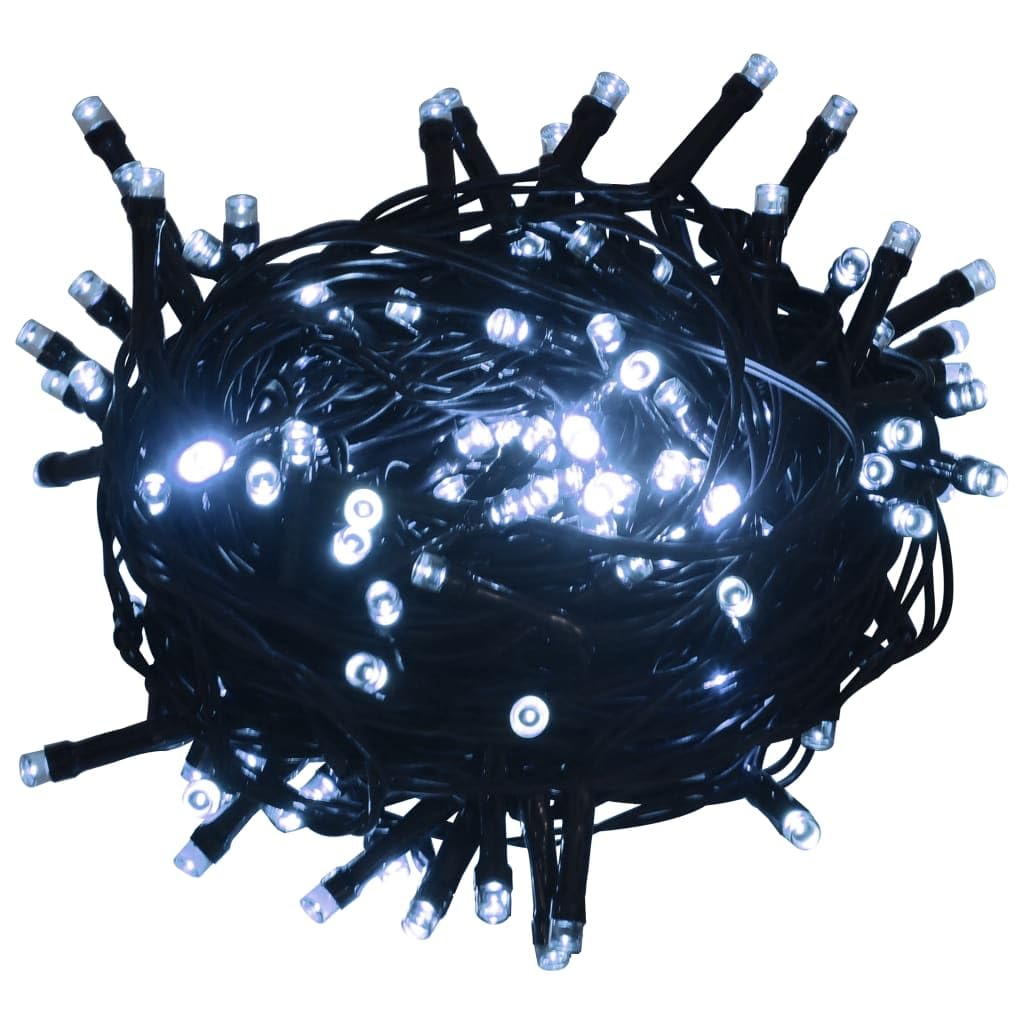 led lichterkette mit batterie,lichterketten,Lichterkette 1000 LEDs Indoor und Outdoor IP44 100 m KaltweißGeeignet für Patio, Schlafzimmer, Wohnzimmer, Weihnachten