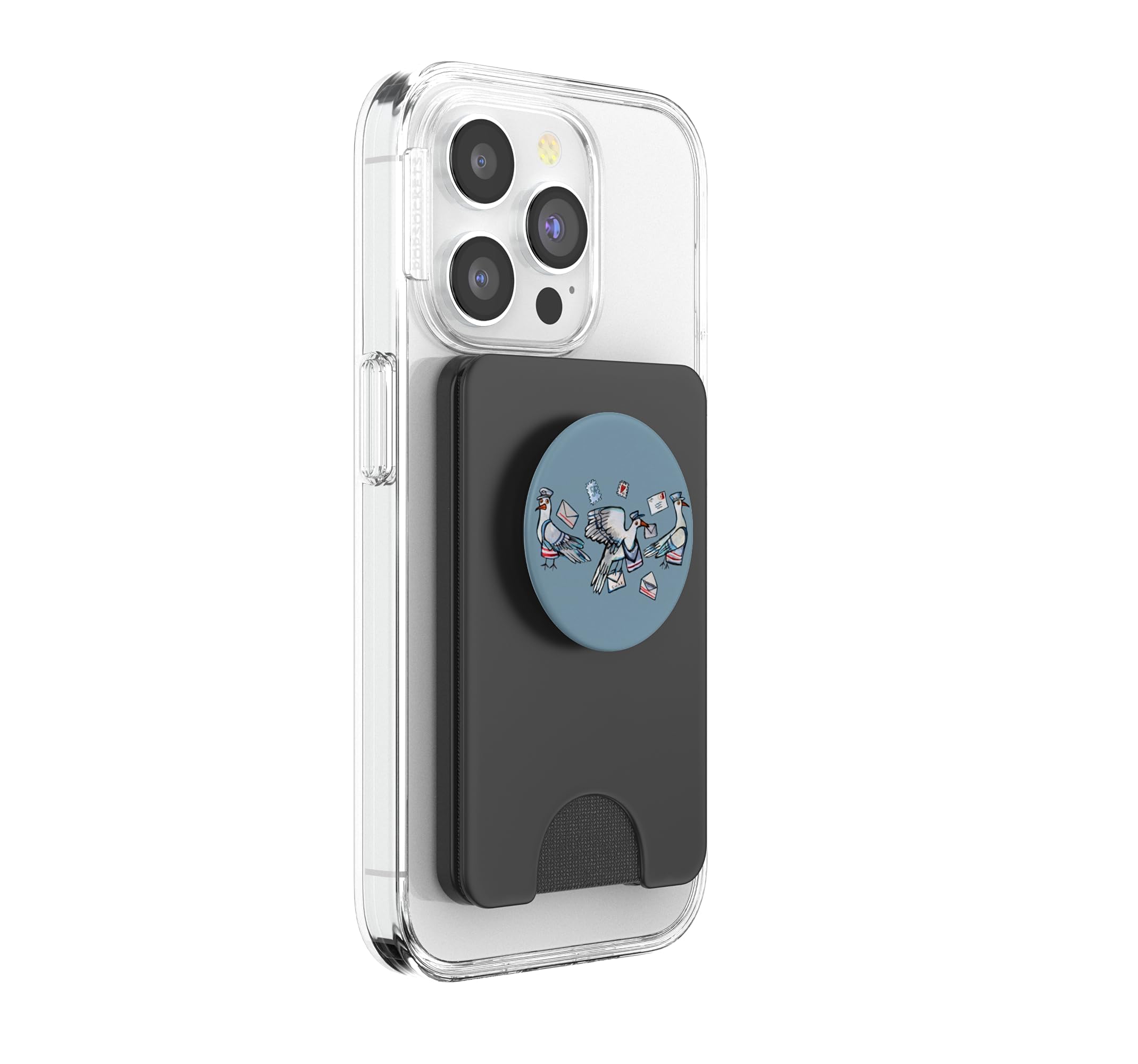 Correo Paloma Postal Birds & Mailman Arte PopSockets PopWallet para MagSafe