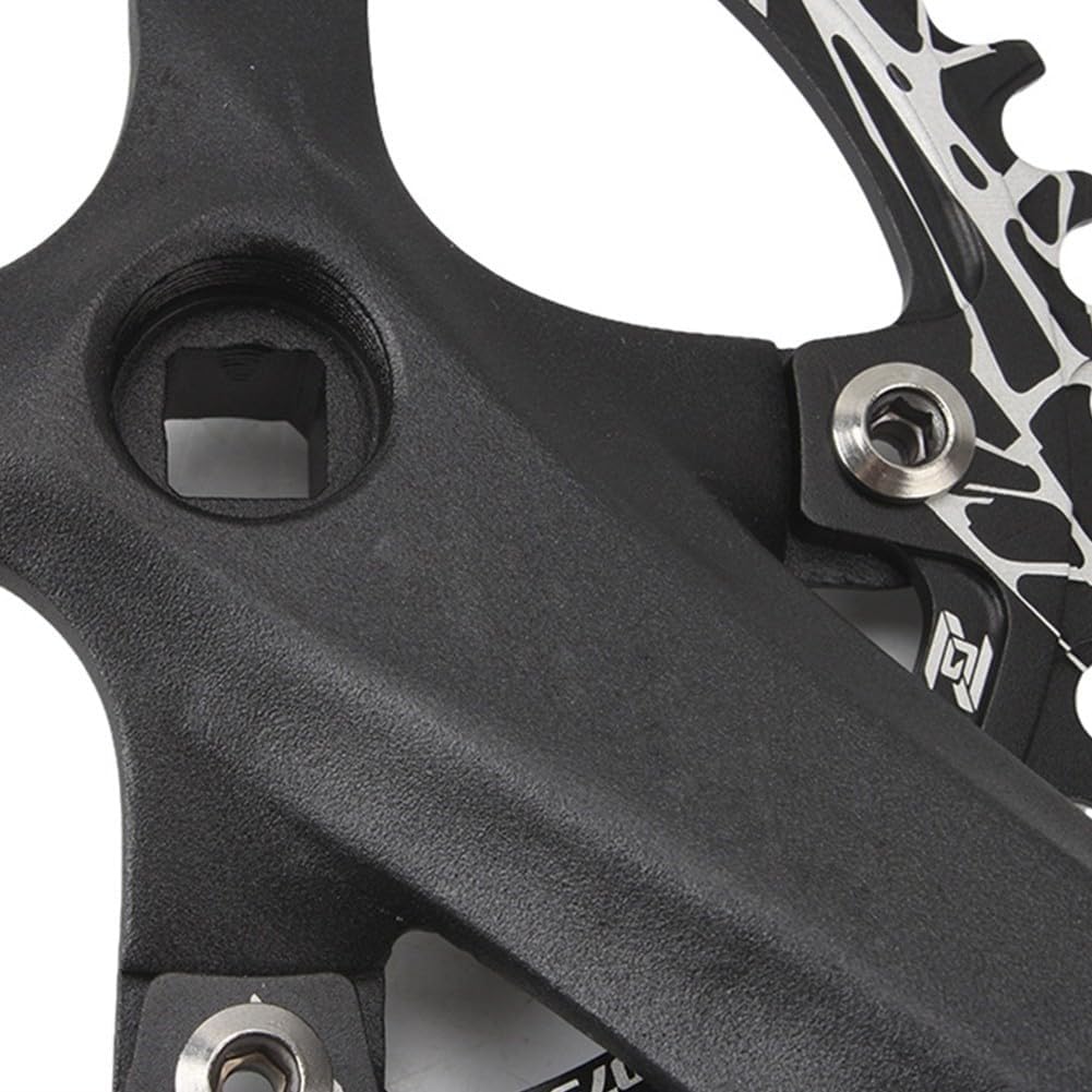 Guarnitura Quadrata, Guarnitura Quadrata In Lega Di Alluminio, 170 Mm, Pedivella Bici Pedivelle Mtb 32T, 34T, 36T, 38T, Per Mountain Bike E Bici Da Strada A Velocità Singola