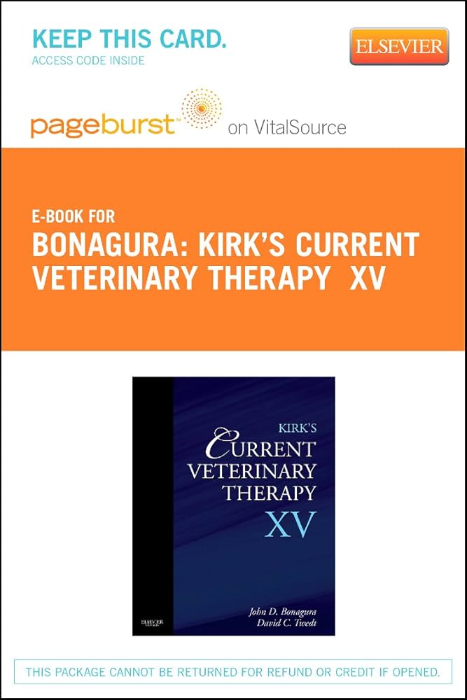 Amazon | Kirk's Current Veterinary Therapy XV - Elsevier eBook on