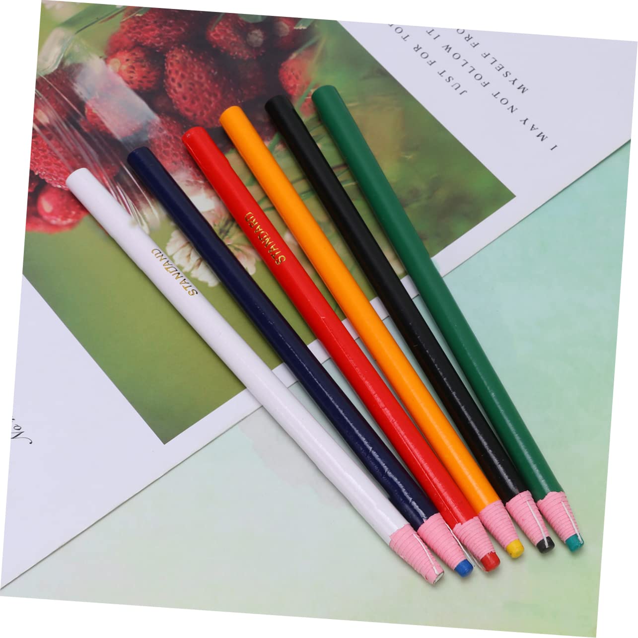 Lot De 20 Craies De Tailleur - 4 Couleurs Effaçables Pour Marquer Le Tissu - Couture, Patronnage - 7