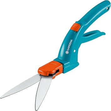 Gardena Classic Grass Shears, rotatable Mechanical Straight-Ground Lawn-Edging Shears, Blades can be rotated 360 , Ergonomic Grip, Suitable for Left- and Right-handers 8731-30