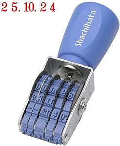 Shachihata Stamp, Rotating Rubber Stamp, 6 Rows, No. 5, Stamp Size