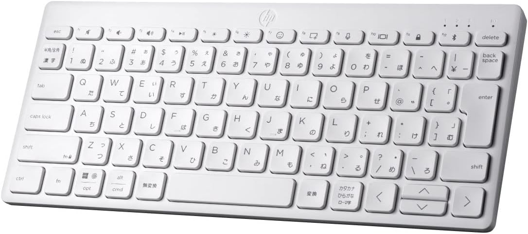 Amazon.co.jp ヒューレット・パッカード(HP) HP ワイヤレスキーボード 無線 薄型 小型 HP 350 WH コンパクト