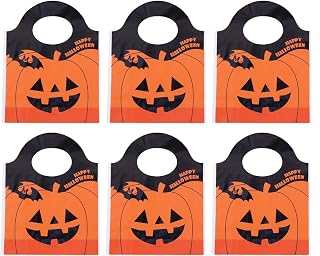 Holibanna Halloween Sac De Bonbons Boîte De Papier Citrouille Orange Design Packaing Cadeau De Stockage 50pcs
