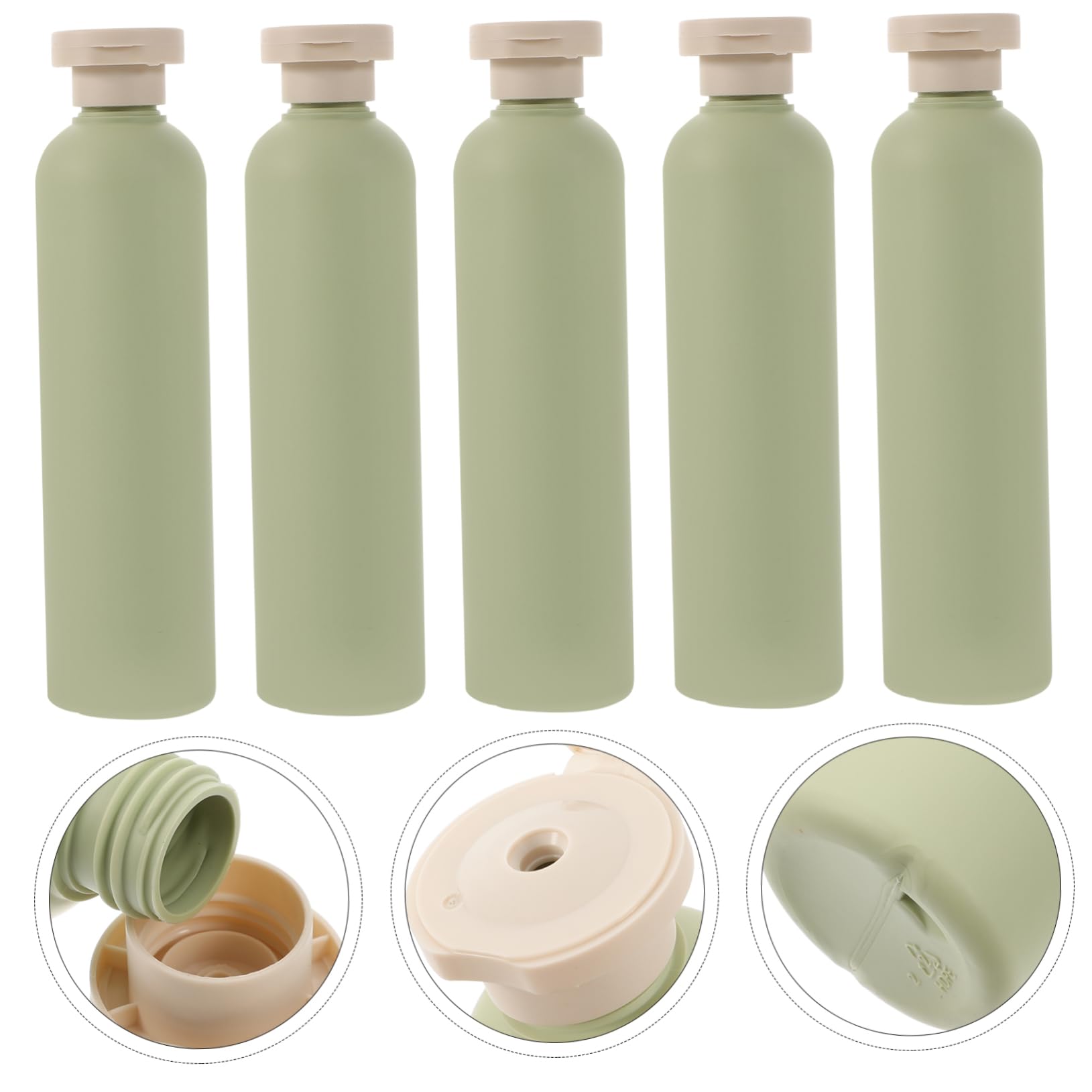 TOPBATHY 10pezzi Bottiglie Squeeze Plastica Da Viaggio Con Coperchio Da Riutilizzabili Per Shampoo e Lozioni Leggere e Compatte Per Uso Domestico e Viaggi