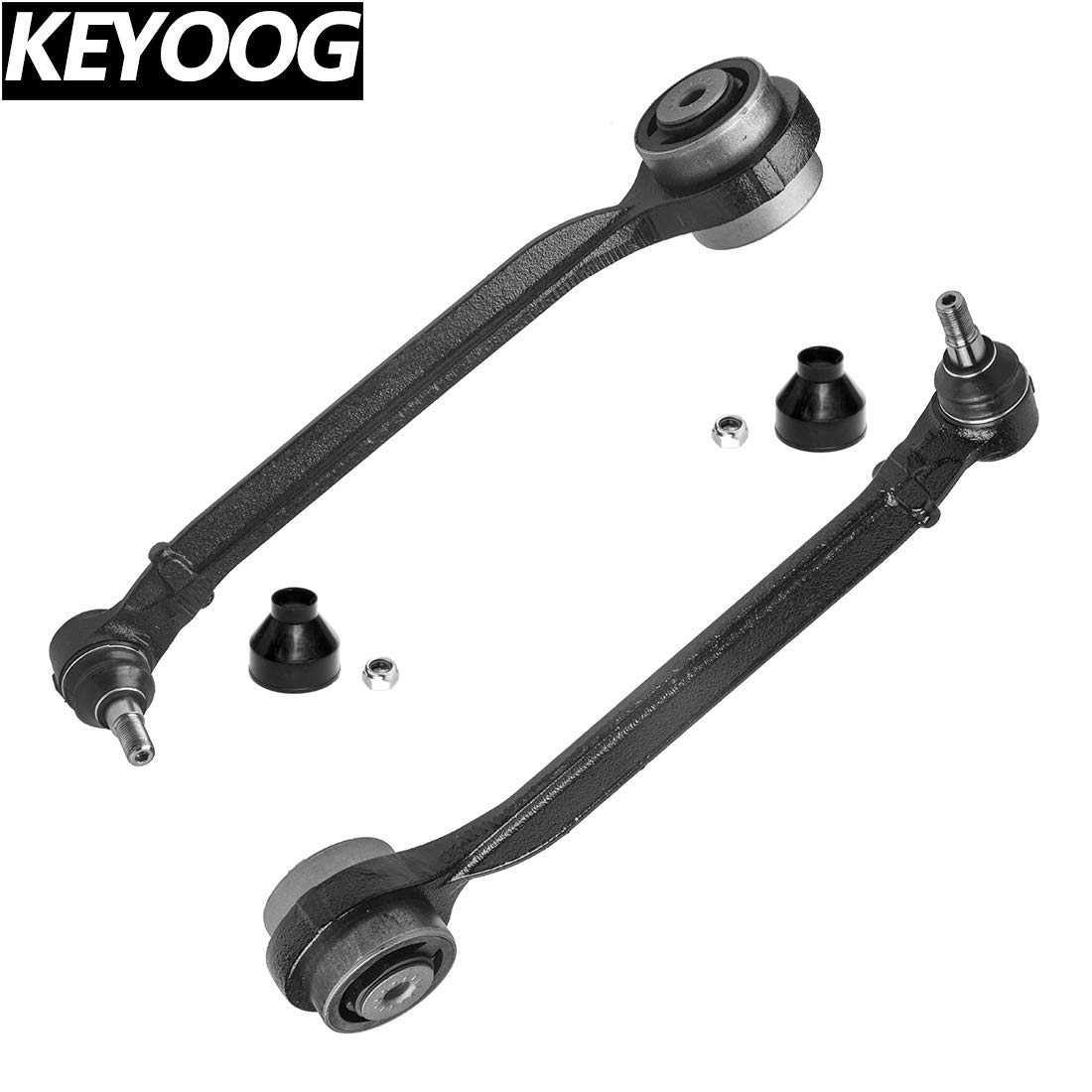 KEYOOG 2Pcs K622224 K622225 Left Right Front Lower Control Arm and Ball Joint Assembly Fit for (For RWD Only) 2011-2019 C-hrysler 300ï¼ŒD-odge Challenger Charger [11-14 Fits 3.6L/5.7L] Suspension