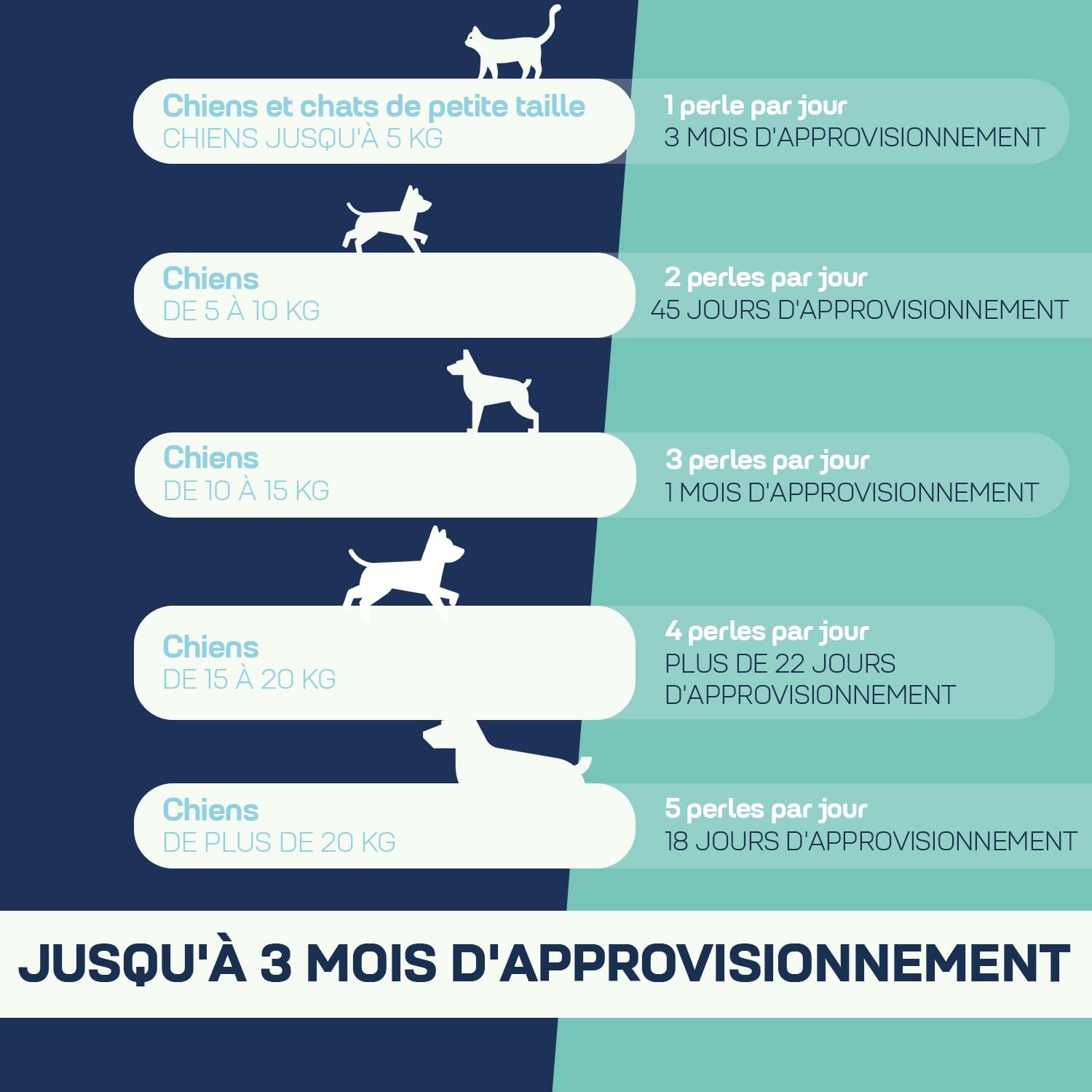 Suprapet Omega 3 pour Chiens et Chats Huile de Poisson, EPA, DHA et Vitamine E 80 Perles. Aliment Complémentaire Naturel pour Le Pelage et Les Articulations (80 unités, Boîte de 1).