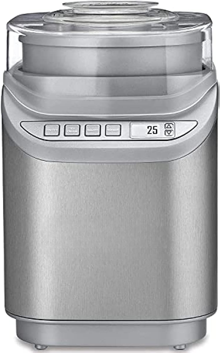 Wëasy MYA60 Eismaschine, 1,5 l, Eiscreme, Sorbet, Joghurt, programmierbarer Time