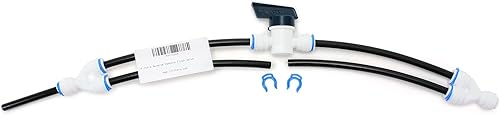 iFilters Válvula de ósmosis inversa RO Flush Kit para cualquier sistema RO estándar, puertos de control de calidad de 14"