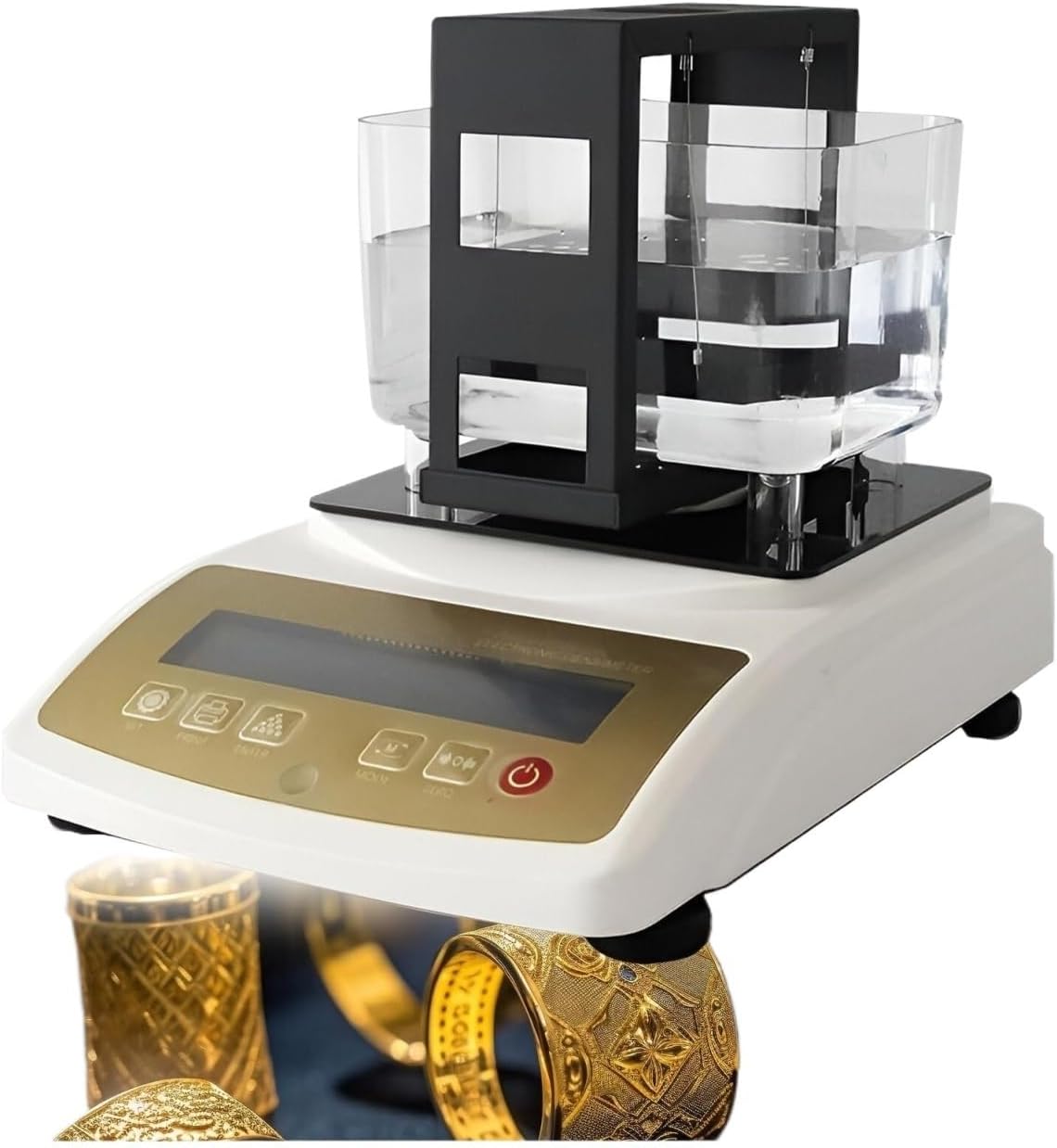 Gold Karat K Value Tester Precious Metal Purity Analyzer for Jewelry Density Meter Professional Gold Testing Machine(XF2203K)