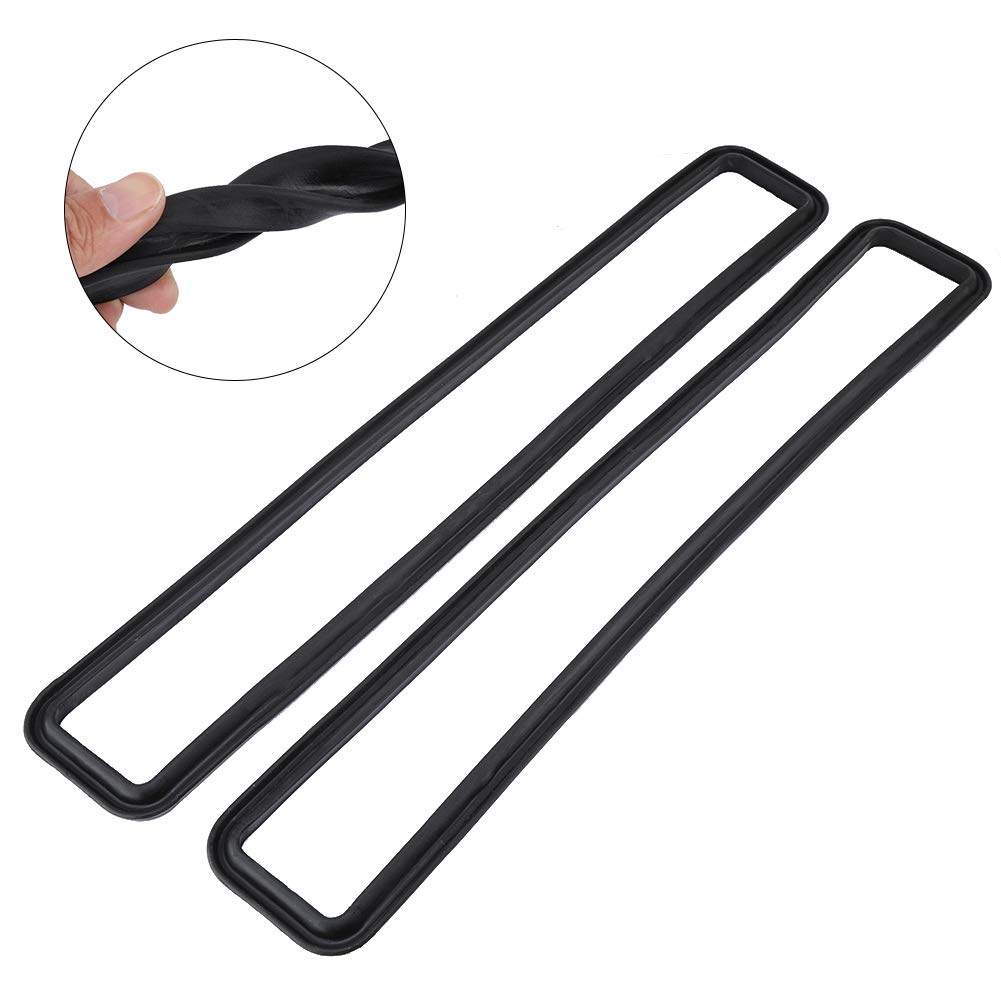 MUC4299, 1 paire de bandes d'étanchéité pour voiture, résistantes à l'usure, bandes d'étanchéité pour cloison d'aération de cloison, installation simple, haute ténacité pour automobile