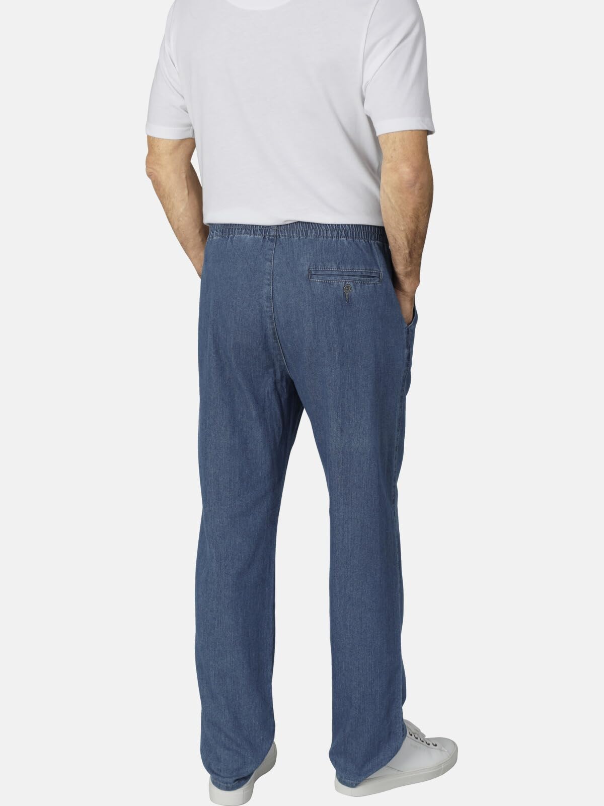 BABISTA Herren Schlupfjeans Vientto | bequeme Jeans ohne Knopf – Komfort-Hose mit elastischem Bund, Stretch-Qualität