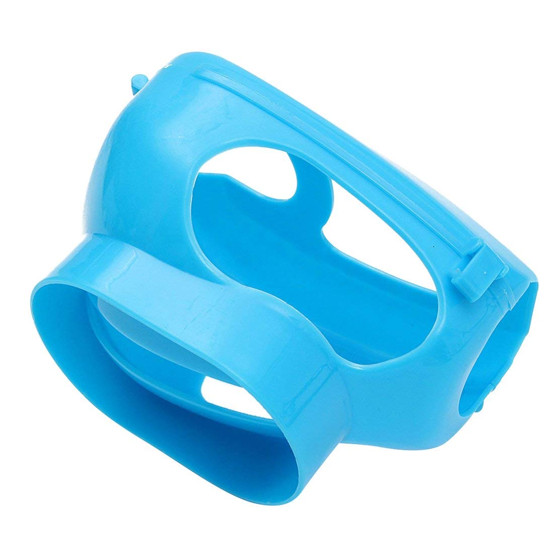 Anjing Soporte de plástico para palomas de carreras, fácil de usar, marco fijo, para medicinas, azul claro