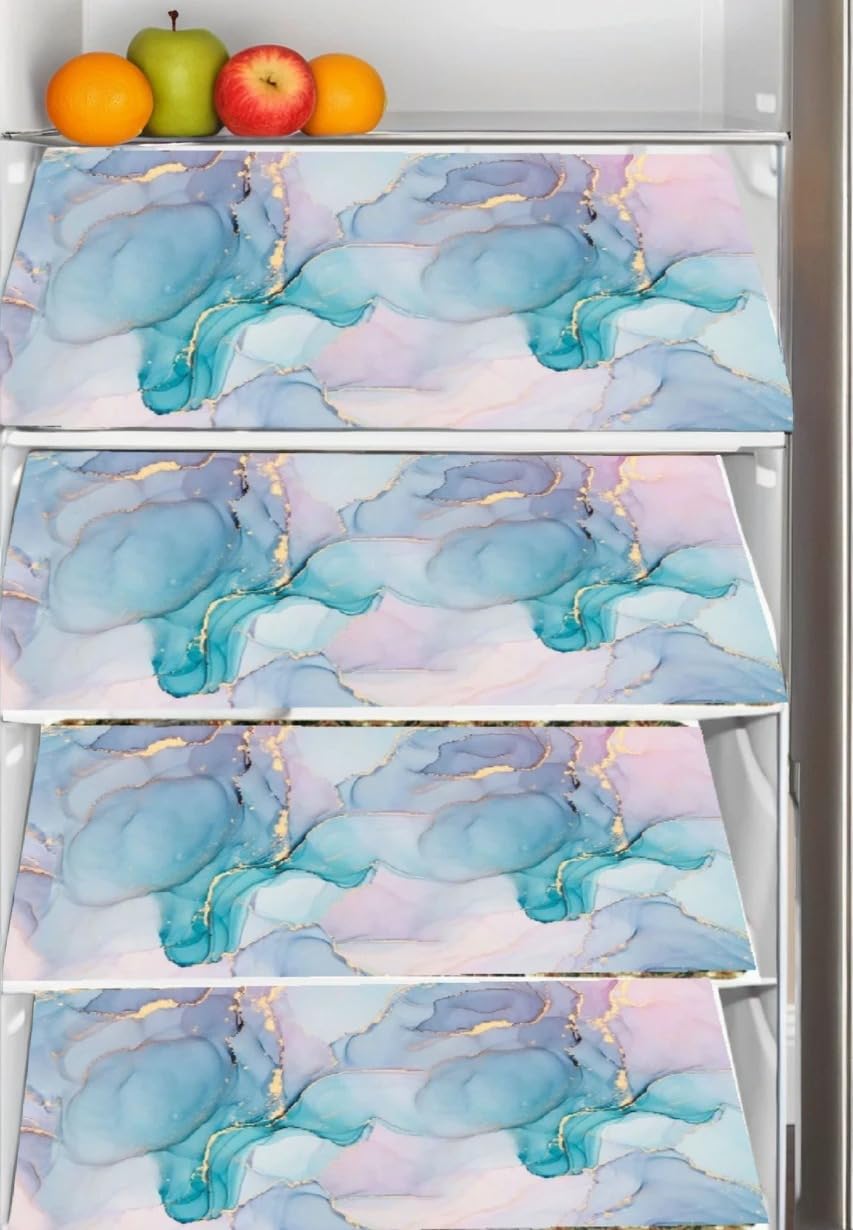 REVEXO Multipurpose Refrigerator Drawer Mat Water Proof PVC Material Set for 04 Pcs. REV-04-image-14