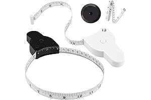 Cinta Métrica Corporal Autorretráctil de 4 Piezas