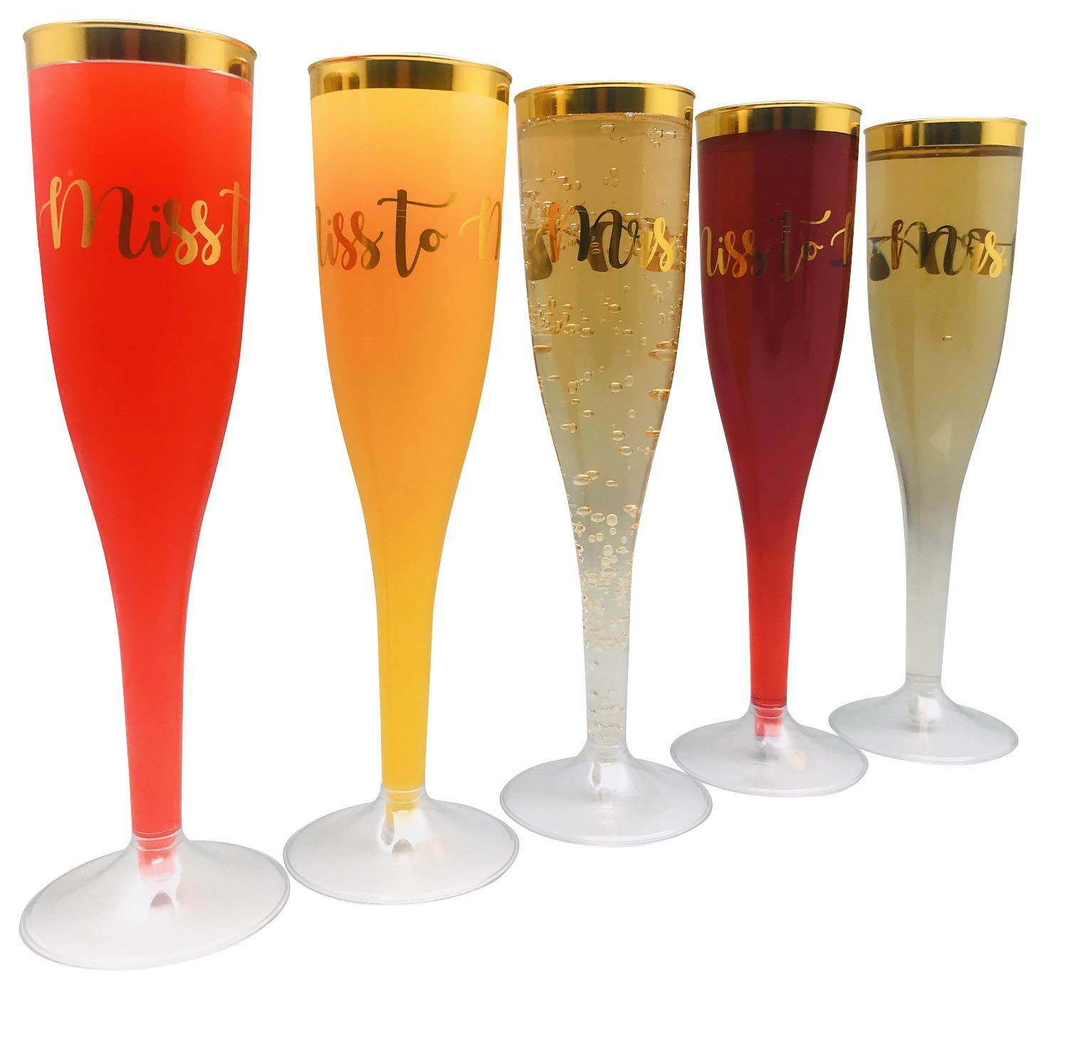 Copas de champán para tostar, 30 unidades, color dorado
