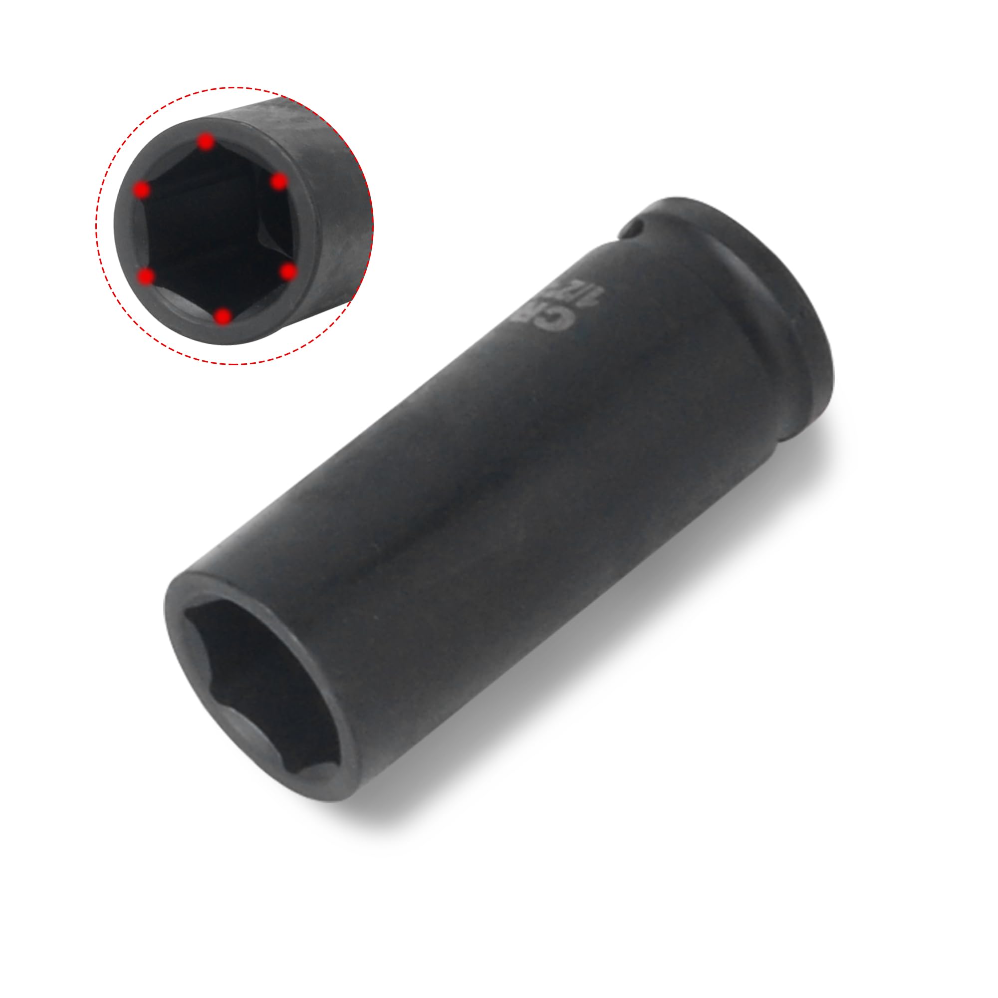 35 szt. 1/2" napęd 6-punktowy 8-32mm metryczny zestaw głębokich nasadek udarowych narzędzia samochodowe garażowe