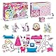 GALUPY UNICORN Adventskalender Kinder - Spielzeug Adventskalender mit 2 Exklusive Einhorn-Figuren Und Verschiedene Zubehörteile, 24 Spielzeugüberraschungen