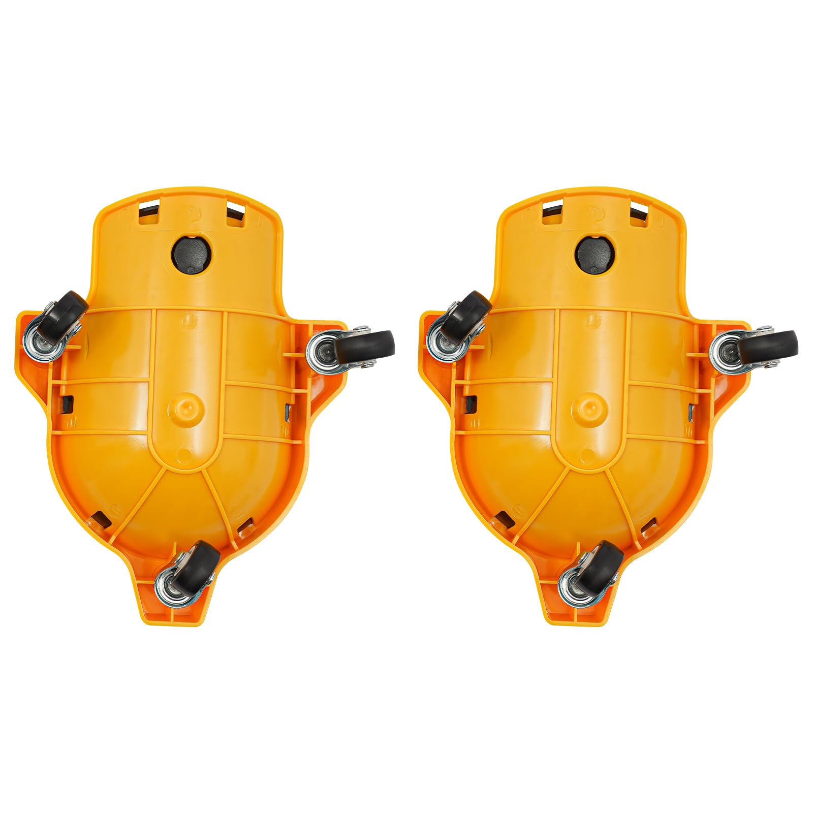 WooDerson Rodilleras giratorias, 2 unidades de rodilleras giratorias para el trabajo, rodilleras deslizantes flexibles con correas ajustables, rotación de 360 grados, para el trabajo en construcción