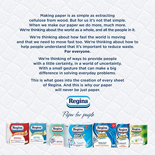 Regina Seriously Soft Indulgent Toilet Tissue, 20 Rolls, Biodegradable Packaging