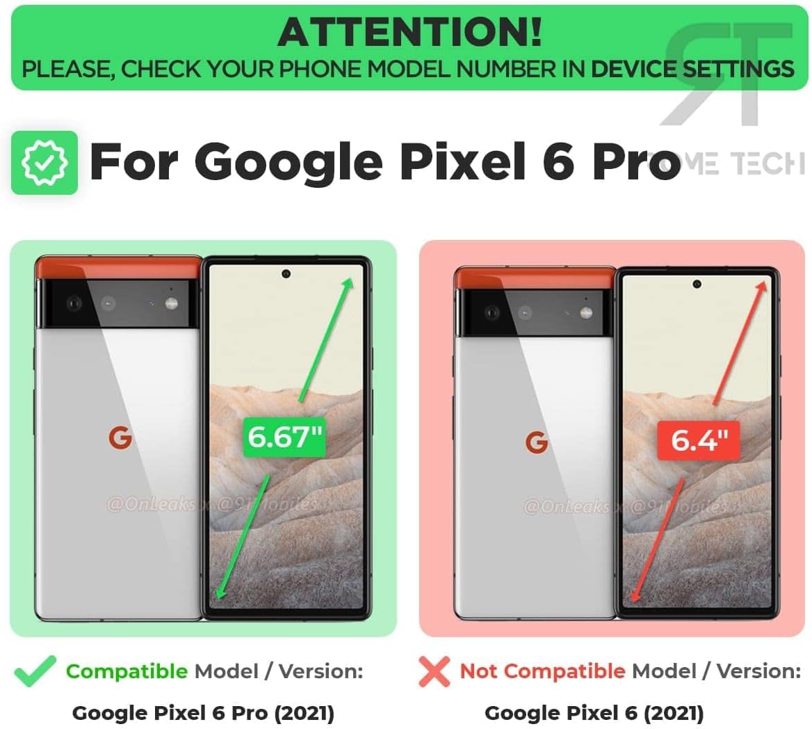 Designed for Google Pixel 6 Pro Case with Belt Clip Holster - Kickstand Cover Phone Case - Black