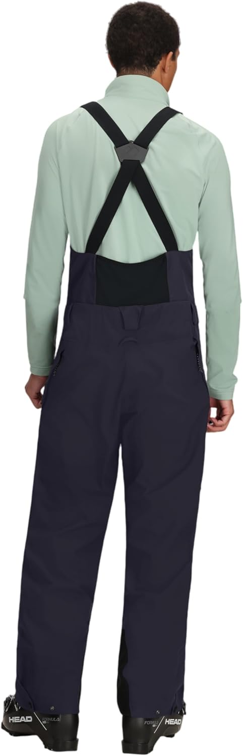 Obermeyer Mens Steibis Shell Ski Bib Pants, 30K mm Waterproof Breathable Stretch with 3 Layer Protection