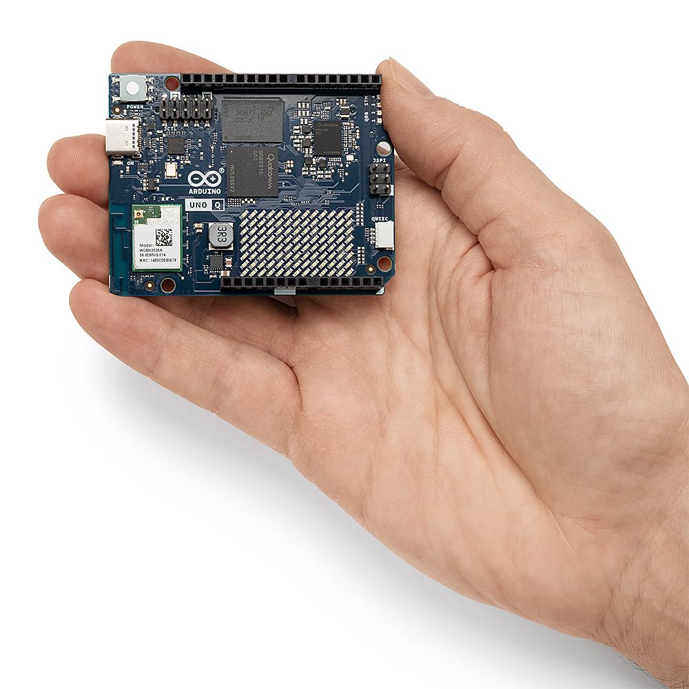 Arduino UNO Q 4GB + Modulino LED Matrix - Bundle Plug-and-Play Qwiic LED Matrix per IA, IoT, Robotica e Prototipazione