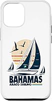 Vista 28 de Abaco Sloop Sailing Bahamas Regatta Sailboat Bahamian Flag Case for iPhone 16
