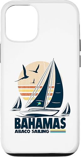 Miniatura 1 de Funda para iPhone 13 Abaco Sloop Sailing Bahamas Regatta Sailboat Bahamian Flag Case