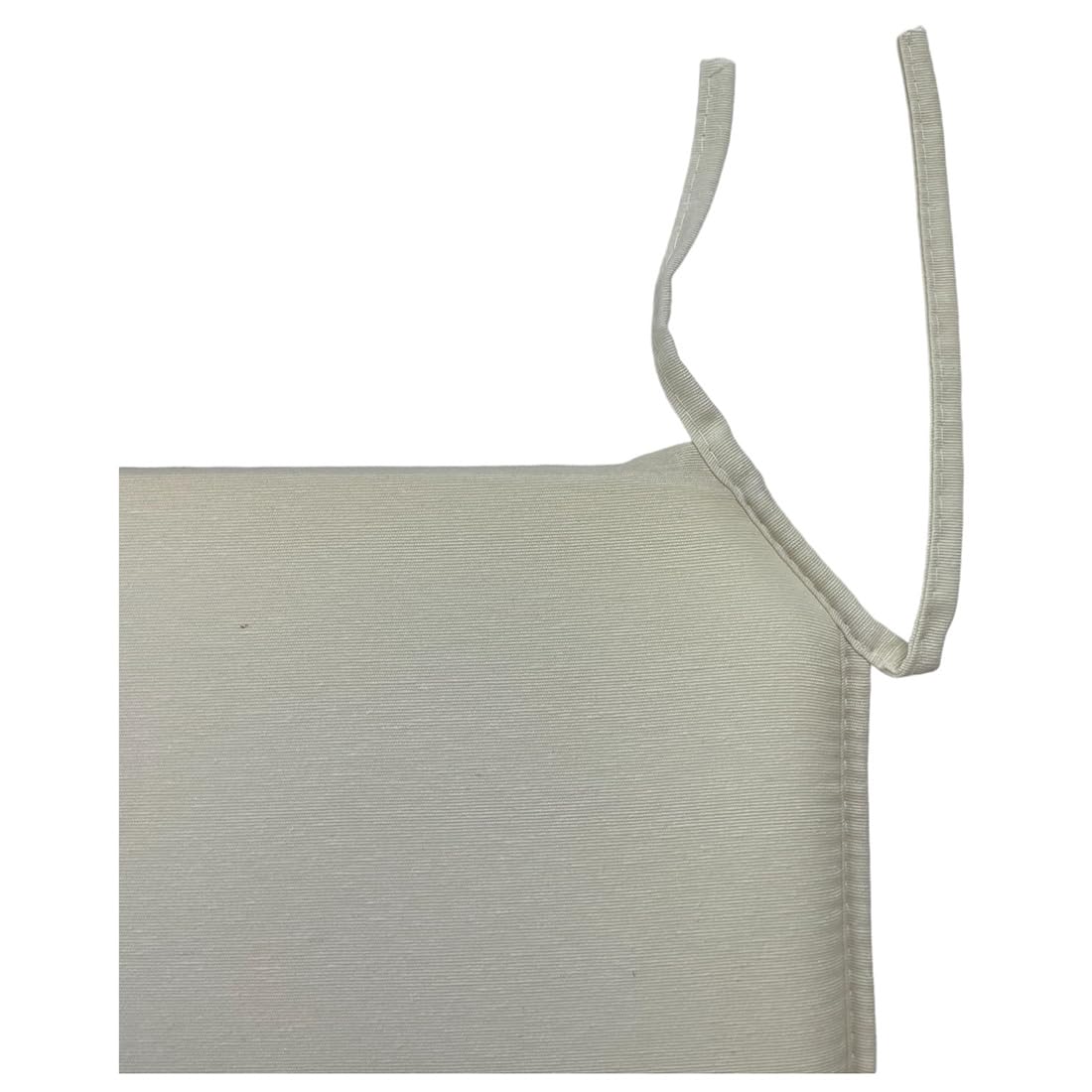 Acomoda Textil – Cojines para Silla de Espuma con Tela y Cintas de Sujeción 40x40 cm. Asiento Acolchado, Mullido y Cómodo para Interior y Exterior de Comedor, Jardín y Terraza. (Beige, 4 Unidades)