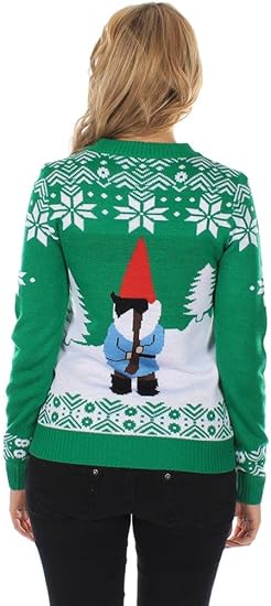 Gnome christmas sweater womens Clearance