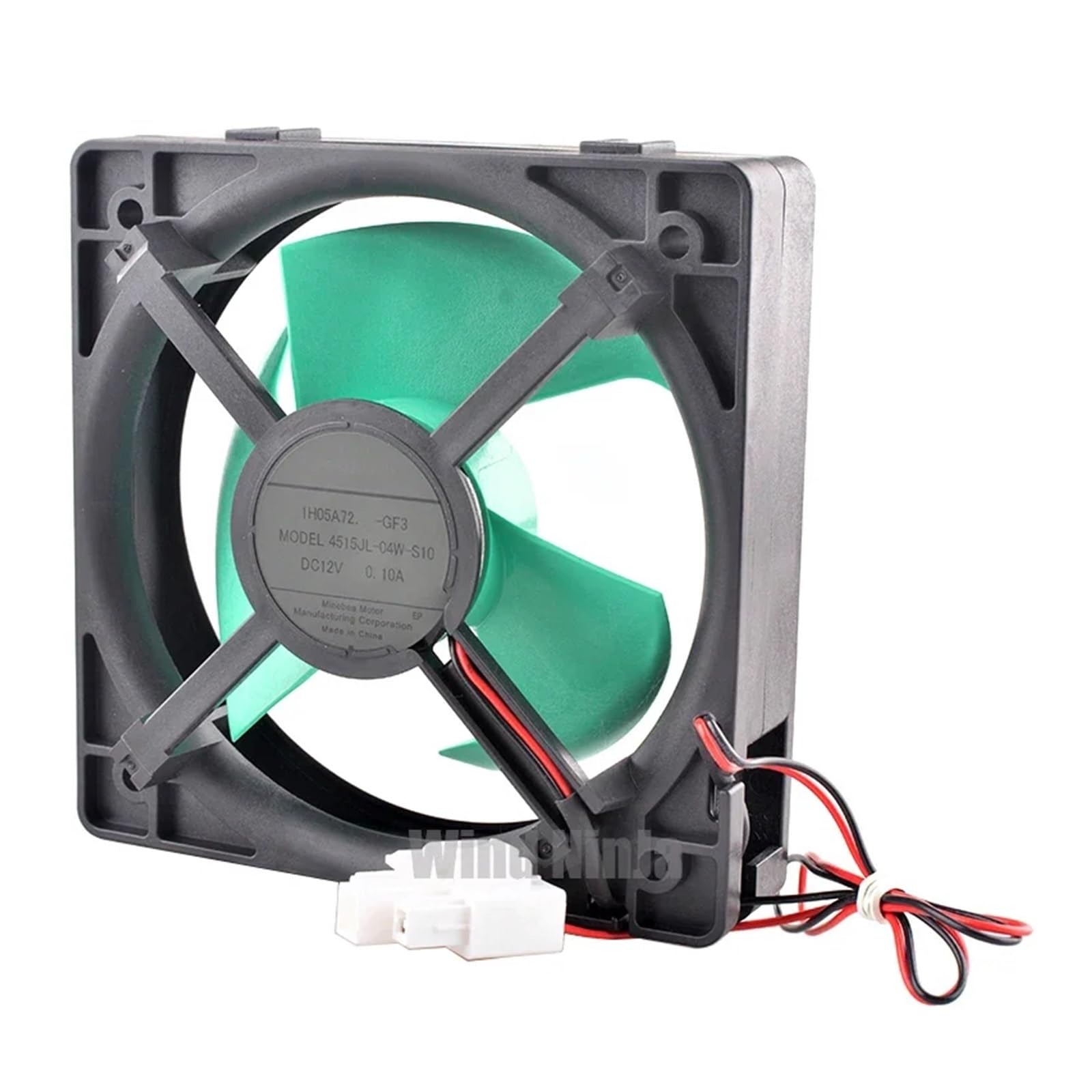 eufeifeiegds 4515JL-04W-S10 GF3 Ventilador de 11,3 cm y 113 mm, 12 V CC, 0,10 A, for motor de refrigerador wefeiegds