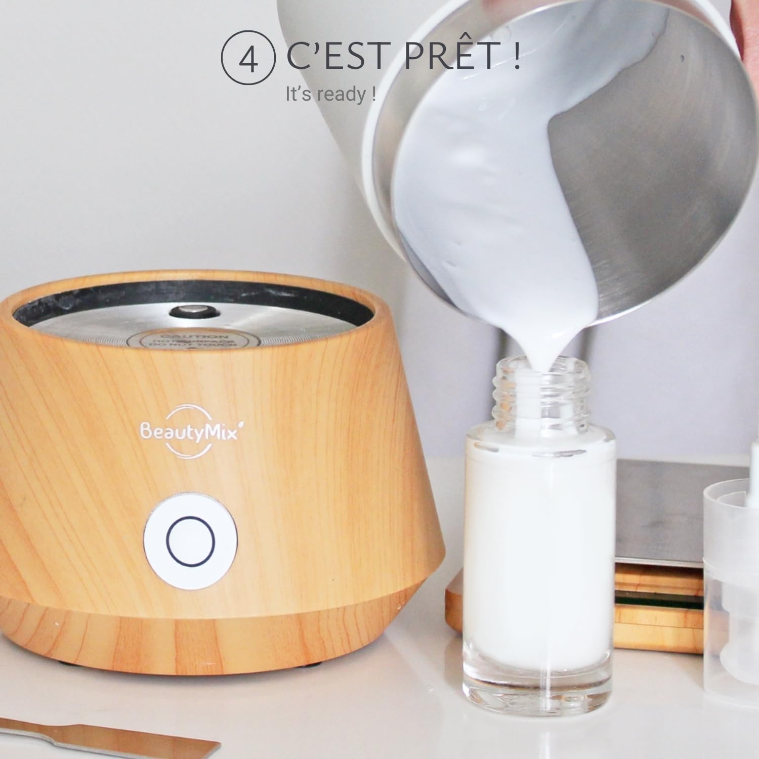 Il robot BeautyMix e la sua bilancia di precisione - Il robot cosmetico per la casa - Ideale per creare cosmetici, prodotti per l'igiene e la cura della casa in modo facile e veloce - BeautyMix