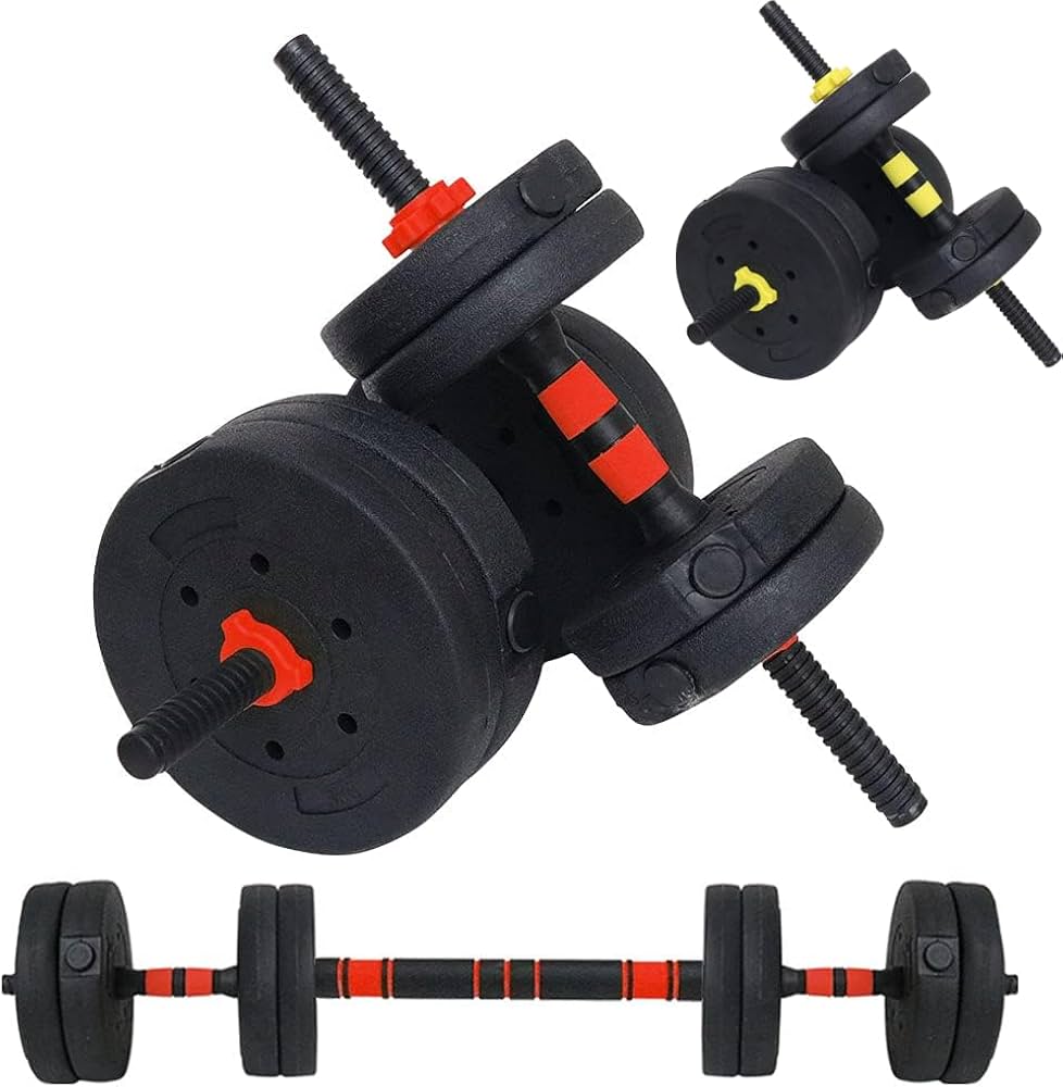Amazon | life_mart バーベルにもなる 可変式 ダンベル 【 選べる