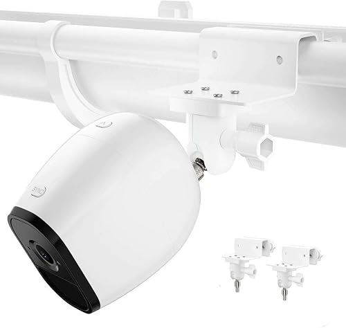 HOLACA Soporte de canalón para Arlo Pro 4 eufyCam 2C Pro E y 2 E20 E40 L20, Arlo Essential, Arlo Pro 2, Arlo Pro 3, Wyze Cam al aire libre, Arlo GO,