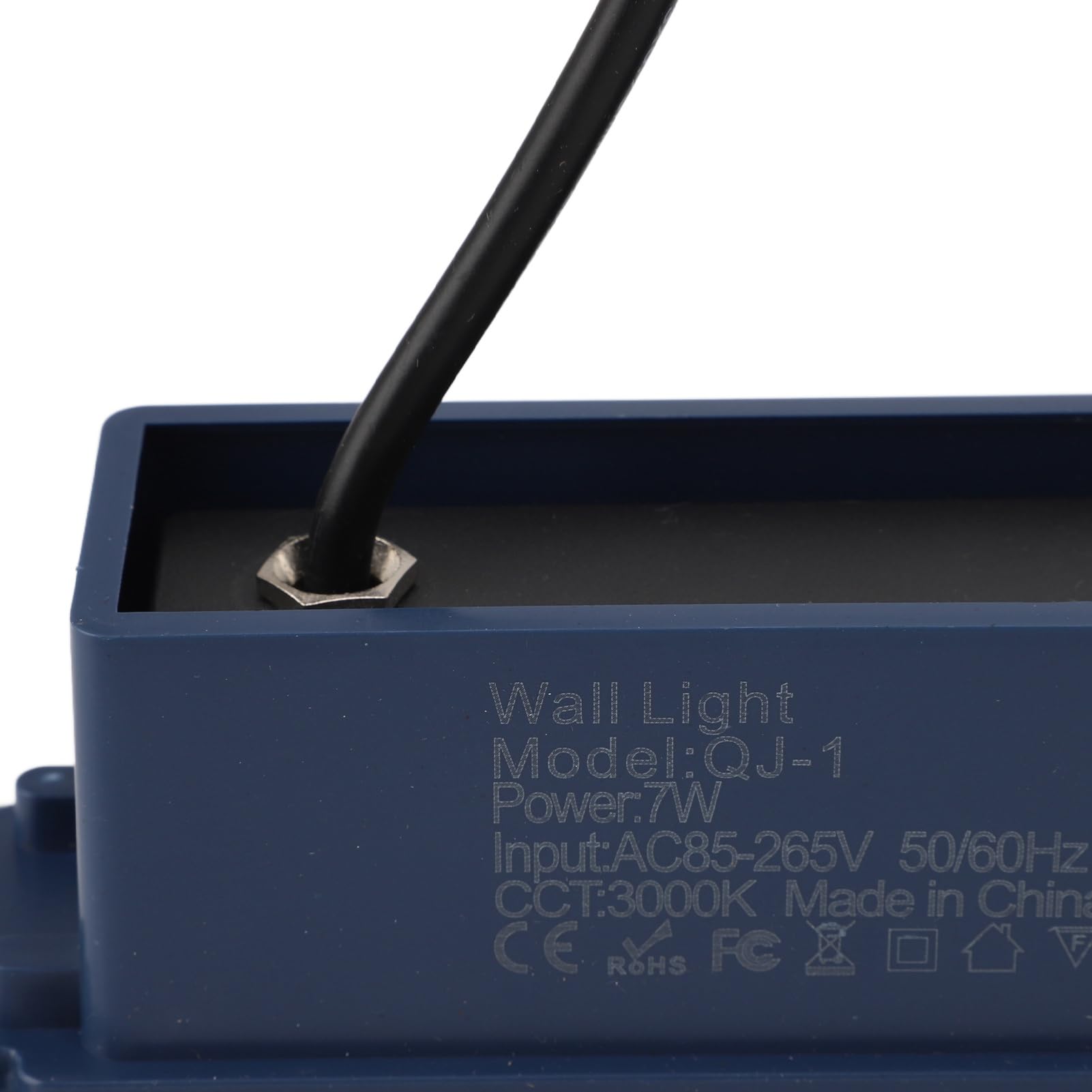 Luz de paso LED Luz de pared de escalera integrada de aleación de aluminio impermeable para interiores y exteriores Iluminación brillante blanca cálida de 3000 K para escaleras,