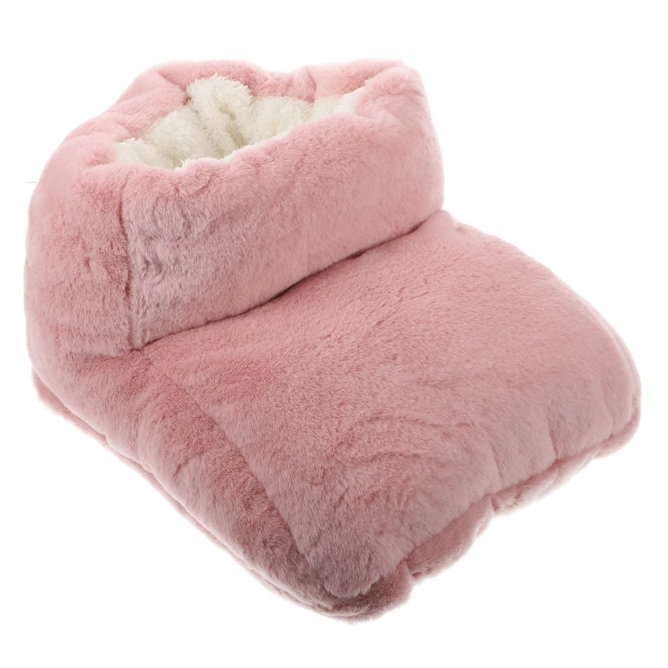 Scaldapiedi Elettrico USB Rosa, Scarpe Riscaldanti Alte per Inverno | Eva e Peluche, Smontabile e Lavabile, Casa e Ufficio, Mantenimento Costante del Calore